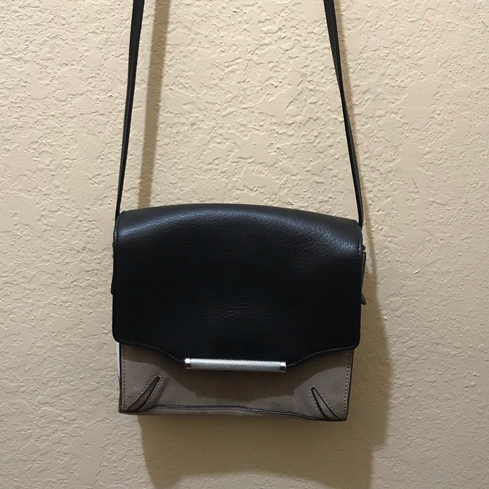 rag & bone Black and Tan Crossbody Bag